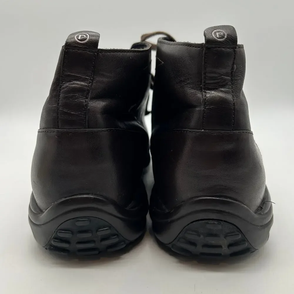 Rockport Men's Brown Leather Chukka Ankle Boots Lace-Up Casual Size 11 Academia